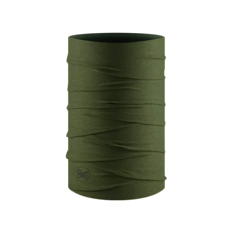 Buff CoolNet UV Neckwear in Solid Military 