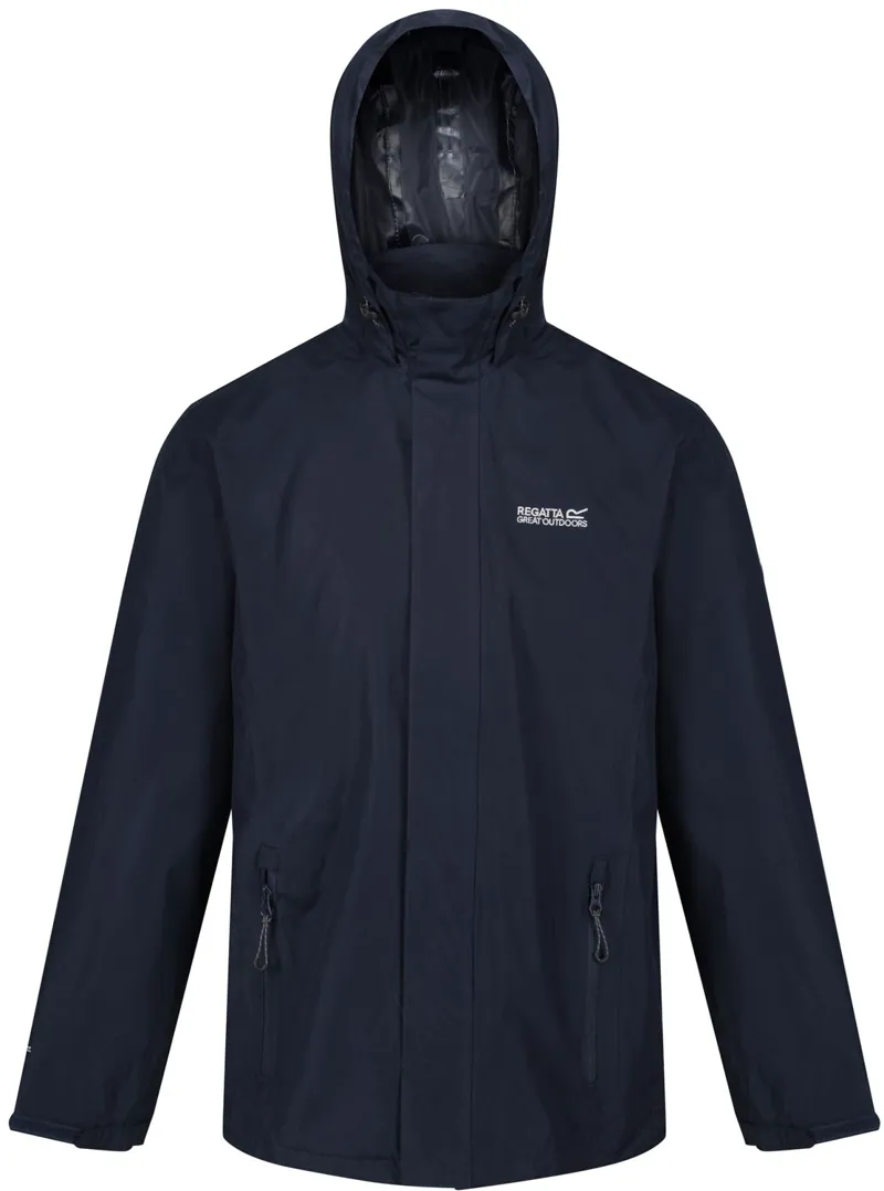Regatta Men's Matt Waterproof Jacket in Navy - Extended Sizes