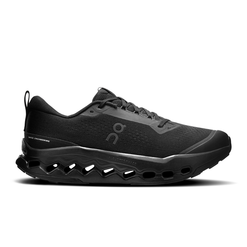 On Running Men's Cloudsurfer Trail 2 in Black/Eclipse