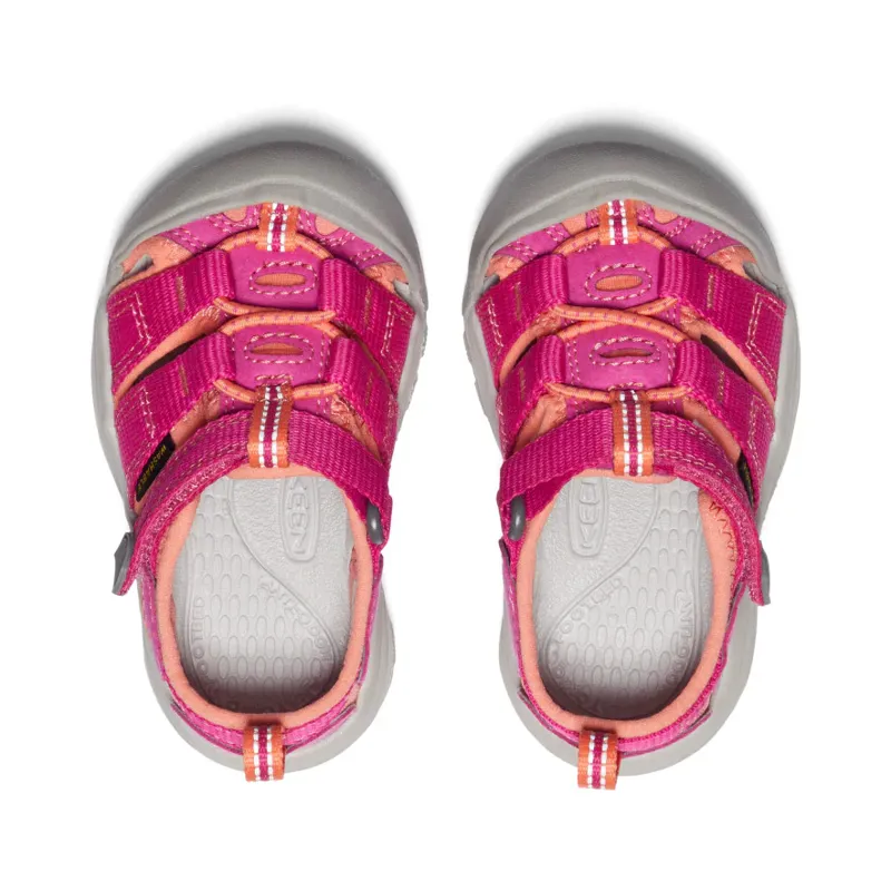 Keen Toddler's Newport H2 Sandal in Very Berry/ Fusion Coral-1
