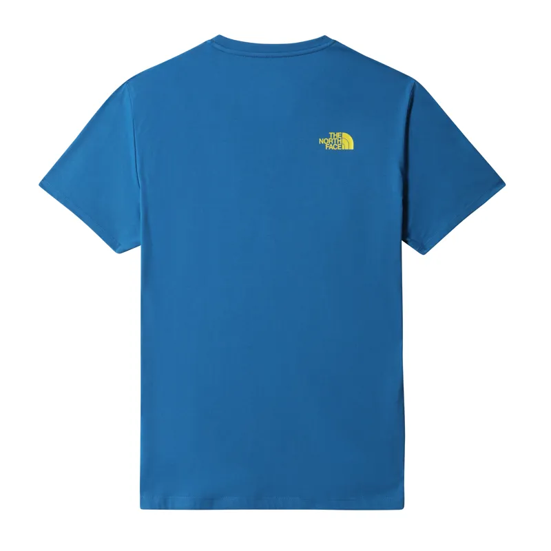 The North Face Men's Foundation Graphic Short Sleeve T-Shirt in Banff Blue-1