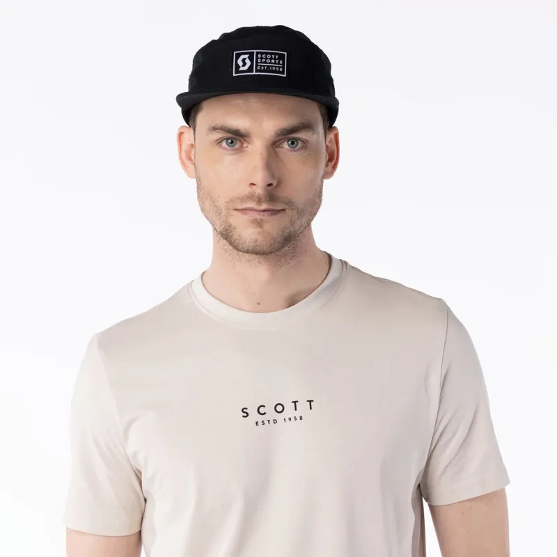 Scott 5-Panel Cap in Black-1