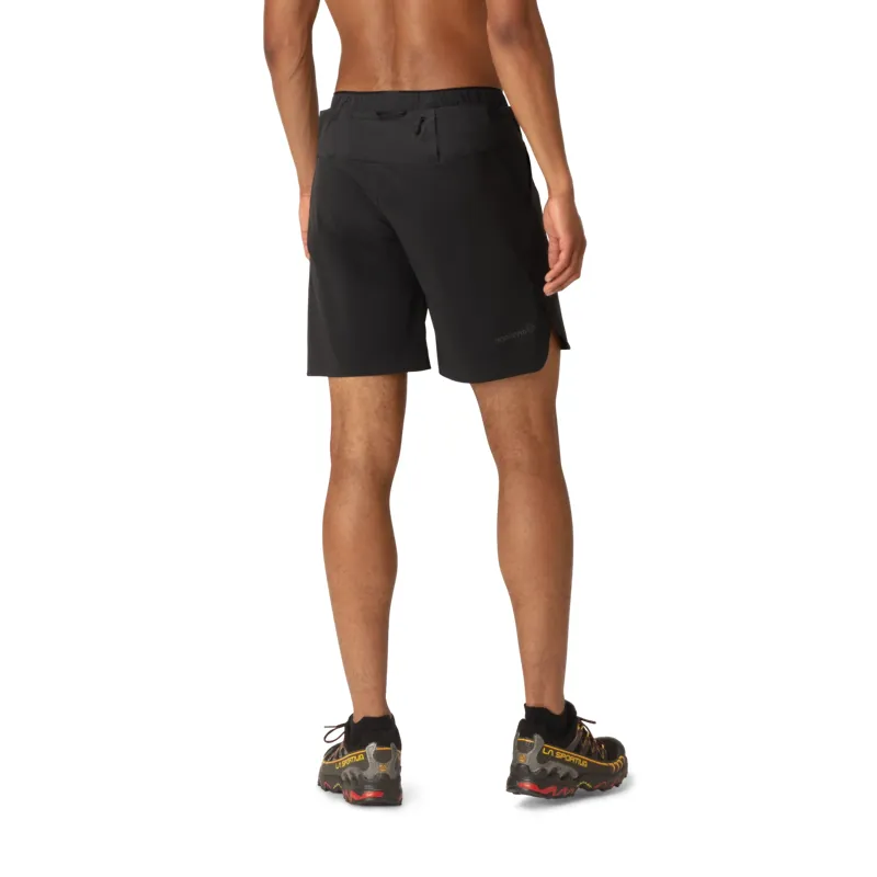 Norrona Men's Senja Flex 1 9 inch Shorts in Caviar Black-4