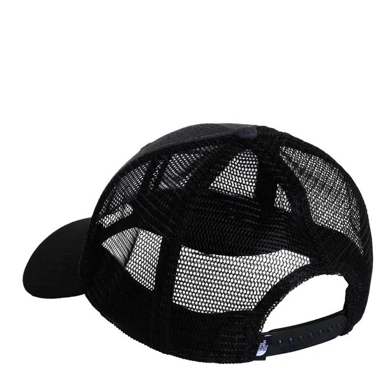 The North Face Mudder Trucker Cap in Black/Medium Grey Heather-1