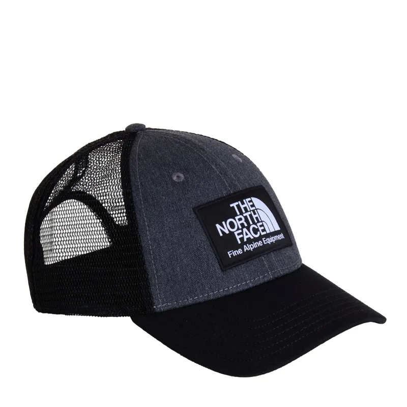 The North Face Mudder Trucker Cap in Black/Medium Grey Heather
