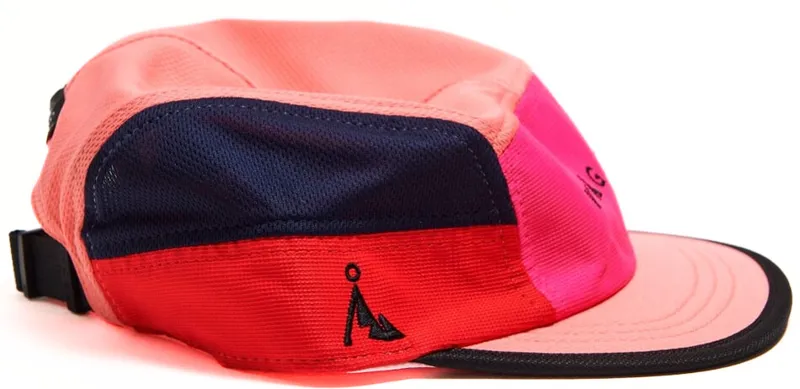 Vaga Club Cap in Red/Poster Pink/Peach-2
