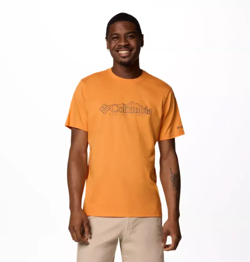 Columbia Men's CSC Seasonal Logo Tee in Koi/Branded Peaks