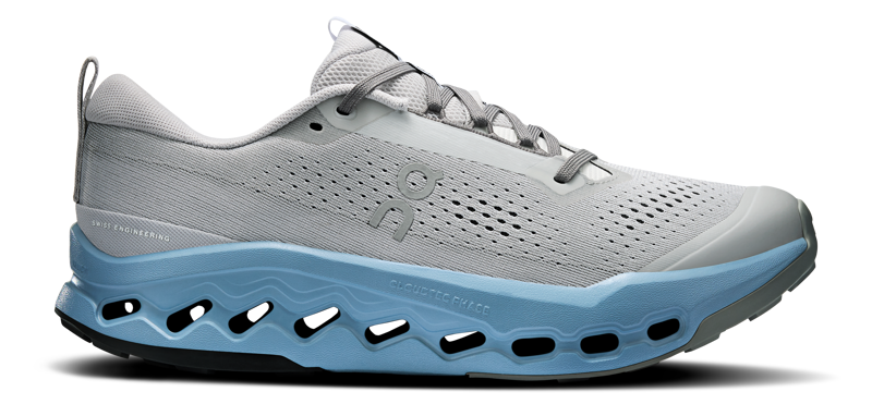 On Running Men's Cloudsurfer Trail 2 in Rock/Niagara