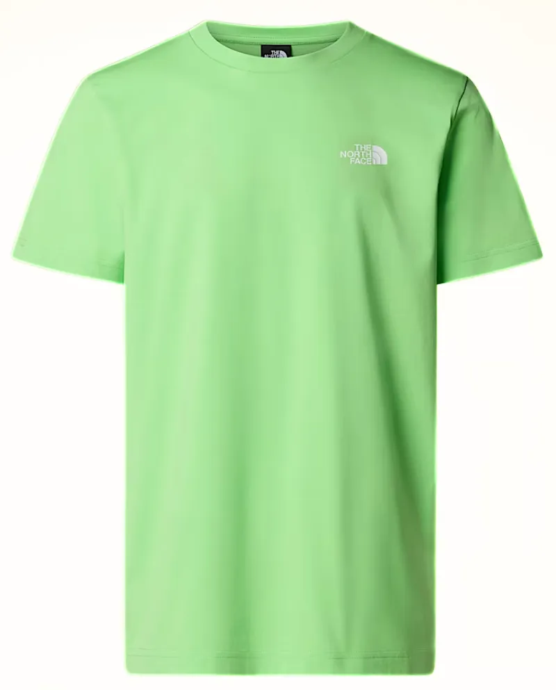 The North Face Men's Simple Dome Tee in Meta Lime