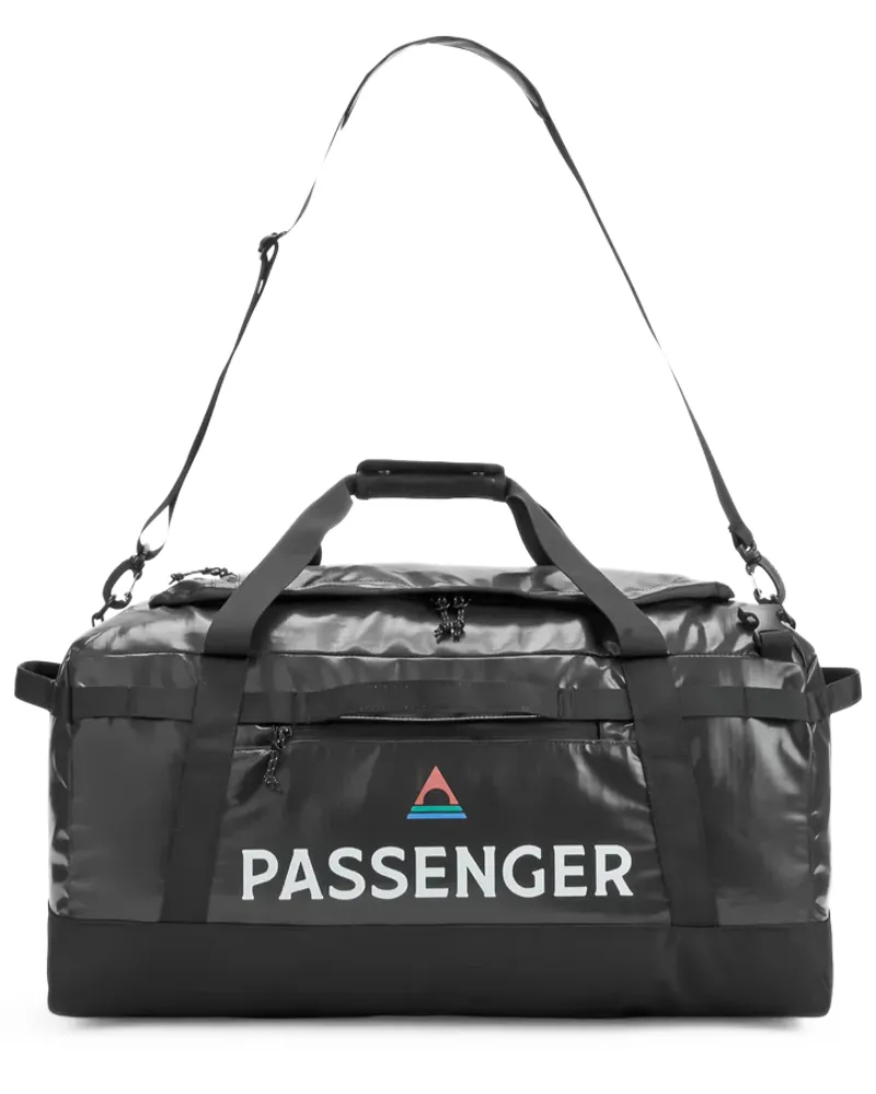 Passenger Roamer Recycled 60L Duffel Bag in Phantom Black