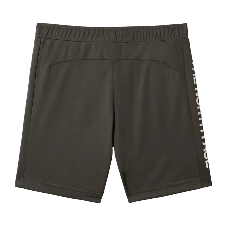The North Face Youth Never Stop Knit Training Shorts in New Taupe Green-1