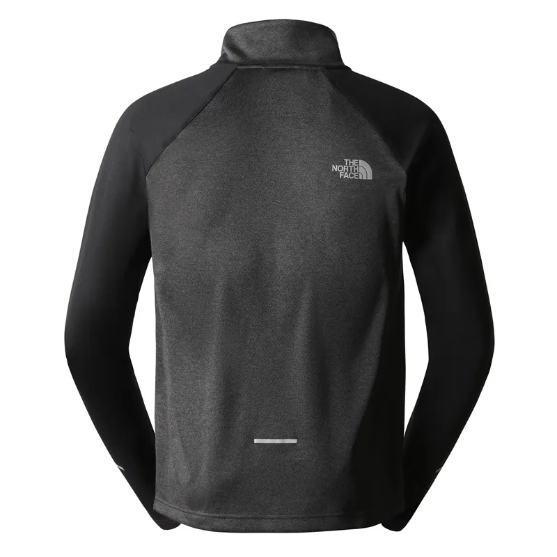 The North Face Men's 1/4 Zip Run Fleece in TNF Black/Asphalt Grey