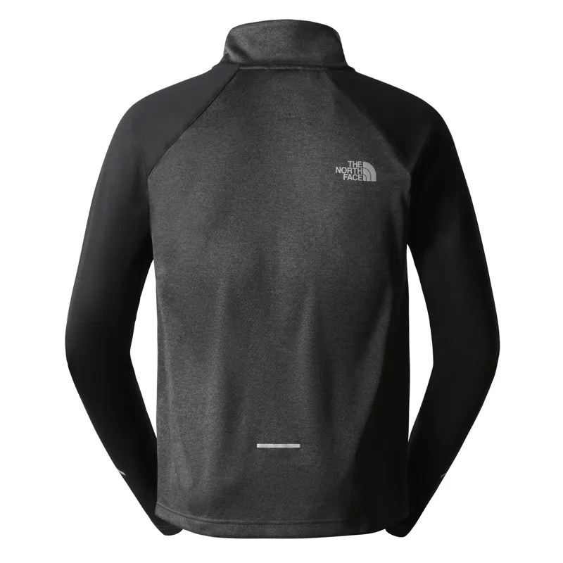 The North Face Men's 1/4 Zip Run Fleece in TNF Black/Asphalt Grey-1