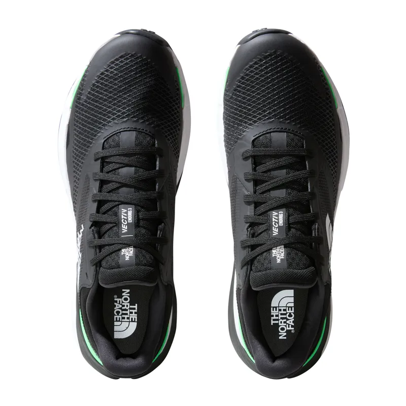 The North Face Men's Vectiv Enduris 3 in Black/Chlorophyll Green-4