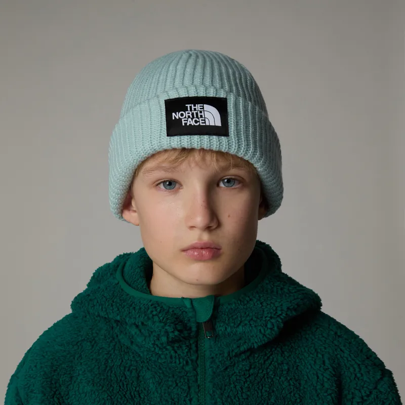 The North Face Kid's Salty Dog Beanie in Muted Pine-3