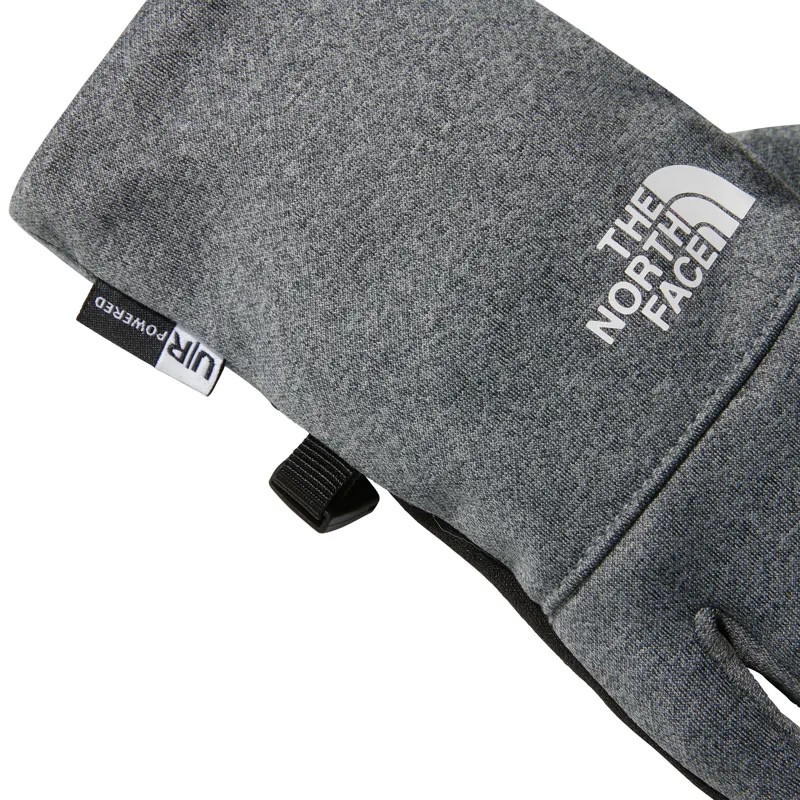 The North Face Kid's Recycled Etip Gloves in Medium Grey Heather-1