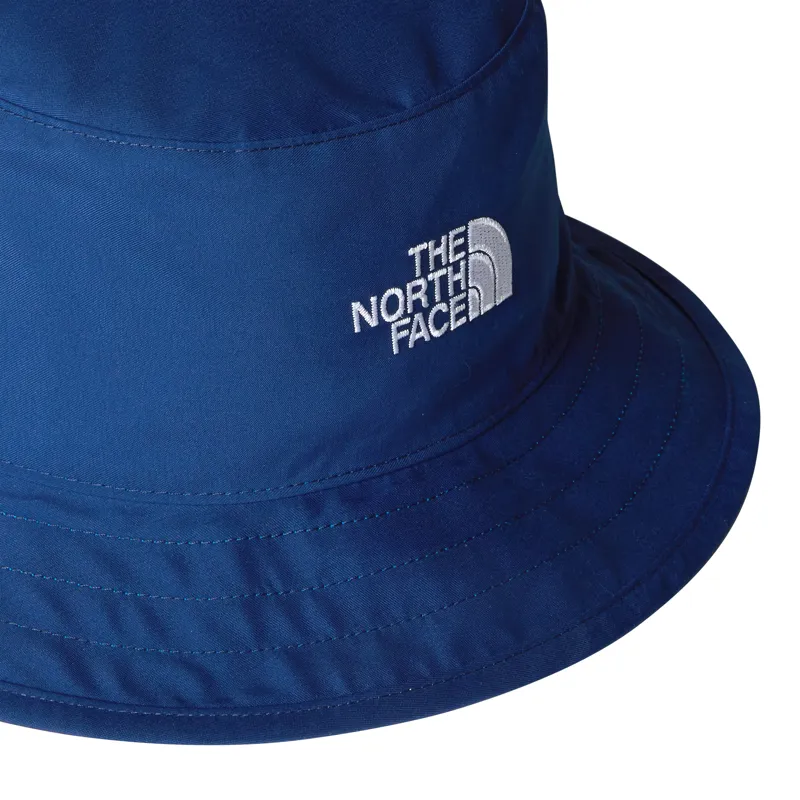 The North Face Kid's Class V Reversible Bucket Hat in Hero Blue/Topo Phantom Print-2