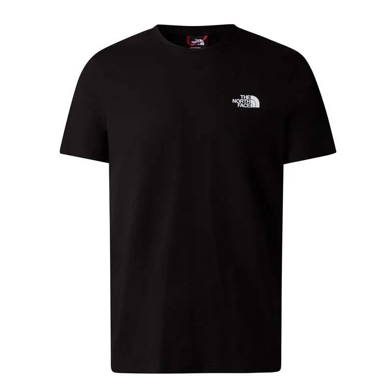 The North Face Men's Short Sleeved Collage Tee in TNF Black/Summit Gold