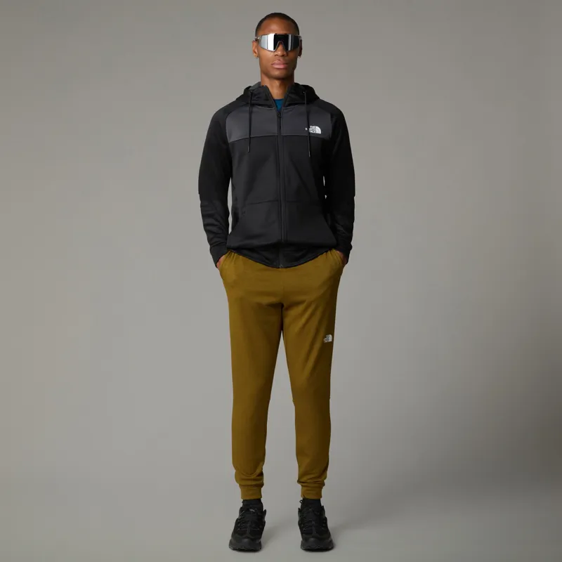 The North Face Men's Reaxion Fleece Full Zip Hoodie in Black/Asphalt-4