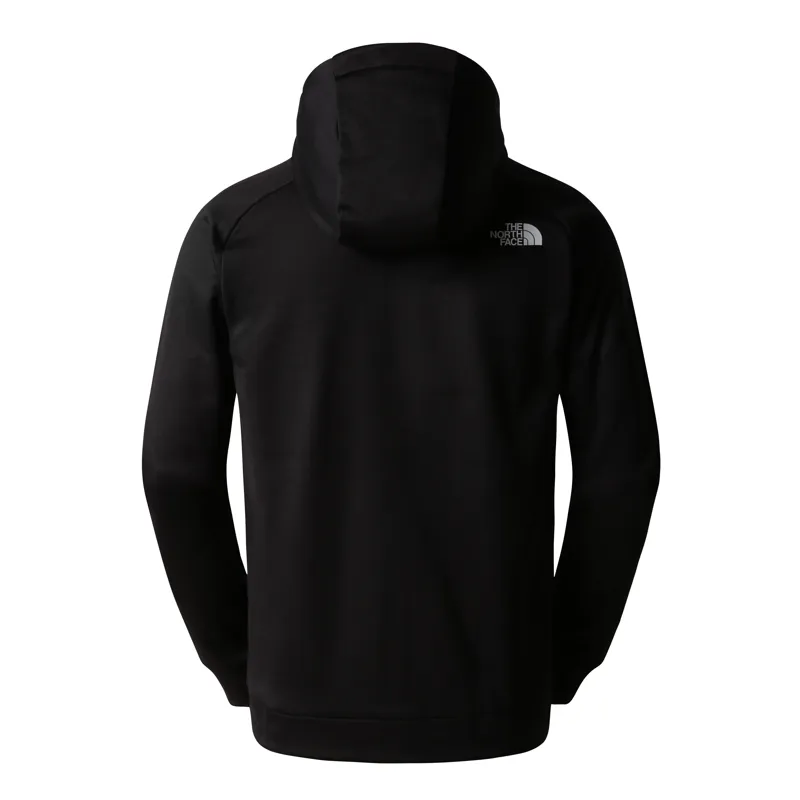 The North Face Men's Reaxion Fleece Full Zip Hoodie in Black/Asphalt-1