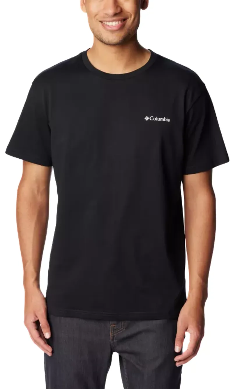 Columbia Men's CSC Basic Logo Tee in Black/LC CSC Branded 