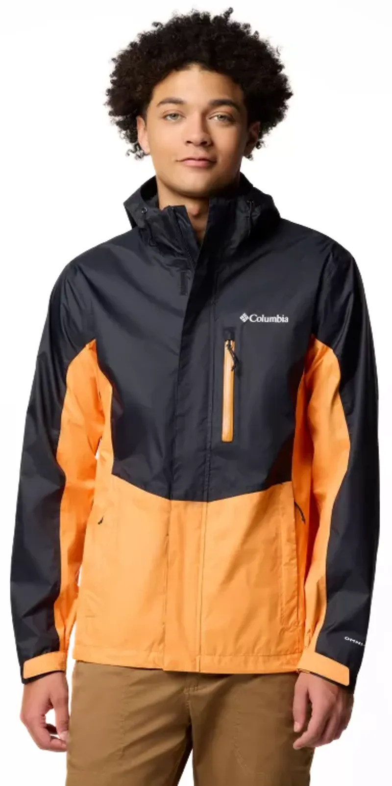 Columbia Men's Pouring Adventure III Jacket in Black/Koi