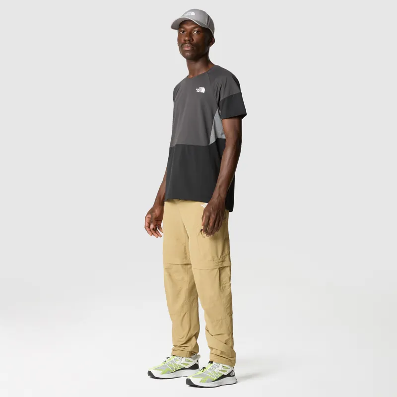 The North Face Men's Bolt Tech T-Shirt in Asphalt Grey/TNF Black-4