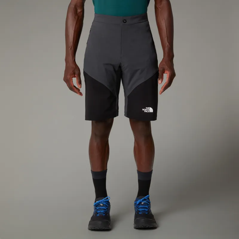 The North Face Men's Felik Slim Tapered Shorts in Asphalt Grey/Black-3