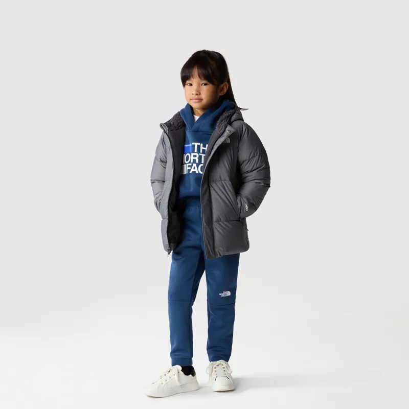 The North Face Kid's North Down Jacket in Medium Grey Heather-5