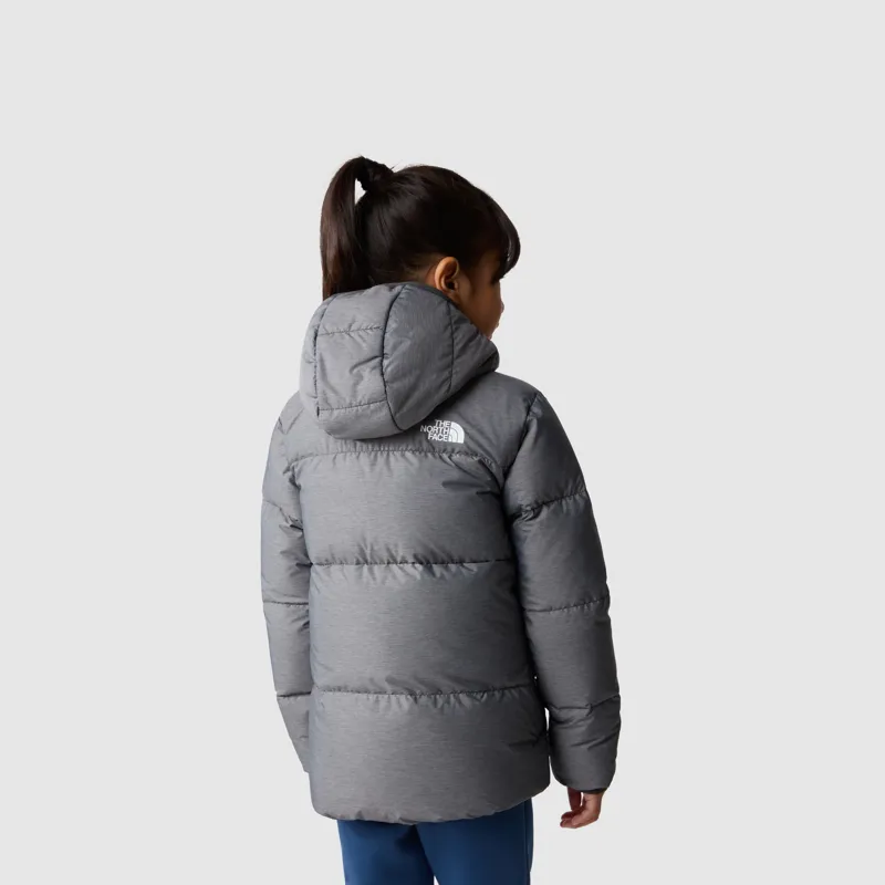 The North Face Kid's North Down Jacket in Medium Grey Heather-3