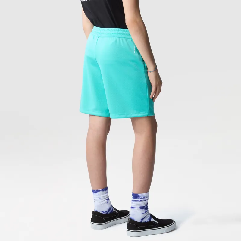 The North Face Boy's Never Stop Shorts in Geyser Aqua-3