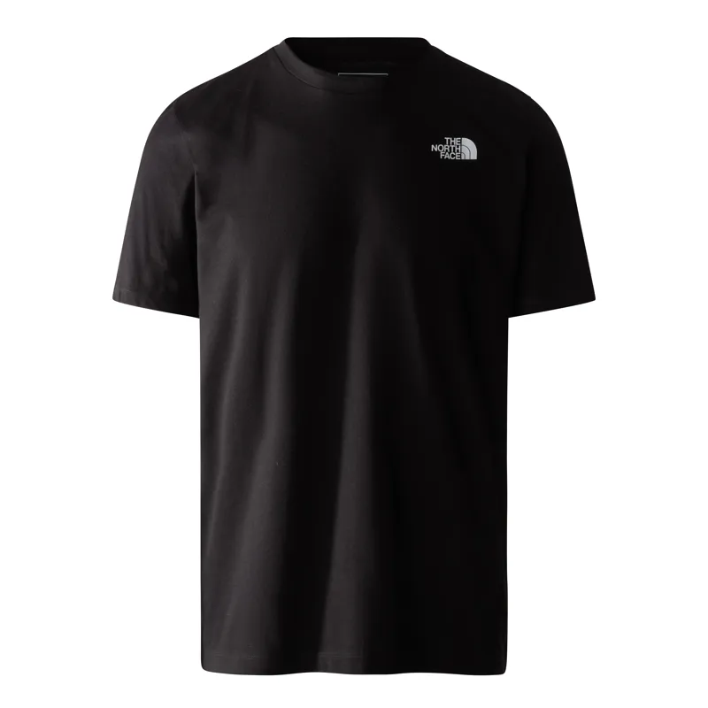 The North Face Men's Foundation Graphic Short Sleeve T-Shirt in Black/Optic Blue