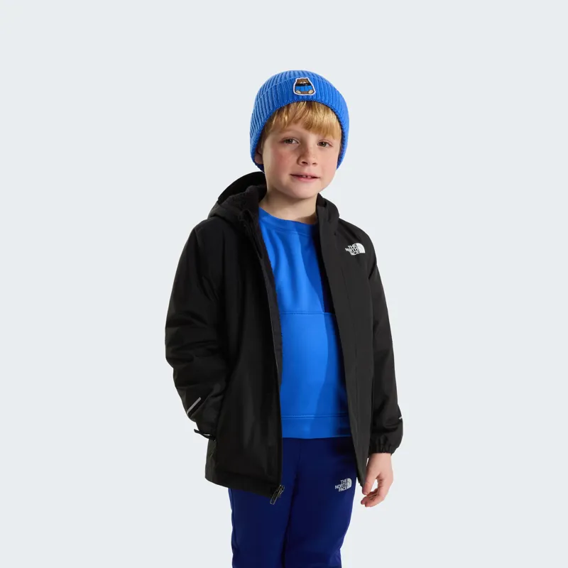 The North Face Kid's Warm Antora Rain Jacket in Black-4