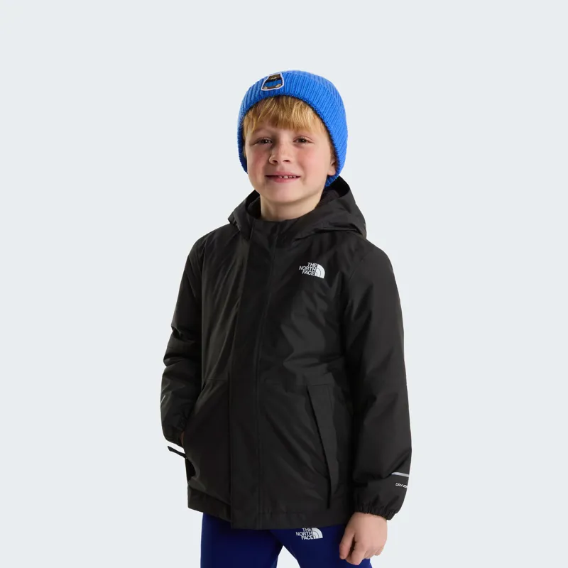 The North Face Kid's Warm Antora Rain Jacket in Black-2