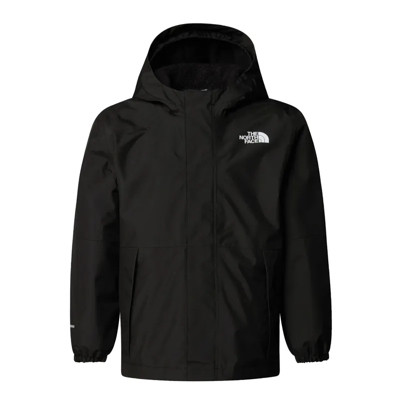 The North Face Kid's Warm Antora Rain Jacket in Black