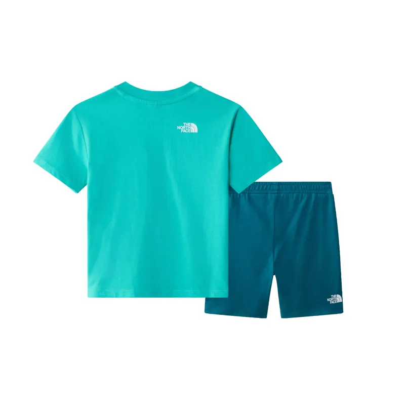 The North Face Kid's Summer Set in Geyser Aqua/Blue Moss-1