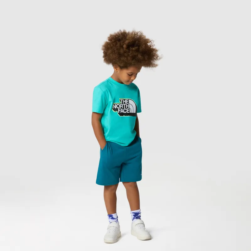 The North Face Kid's Summer Set in Geyser Aqua/Blue Moss-2