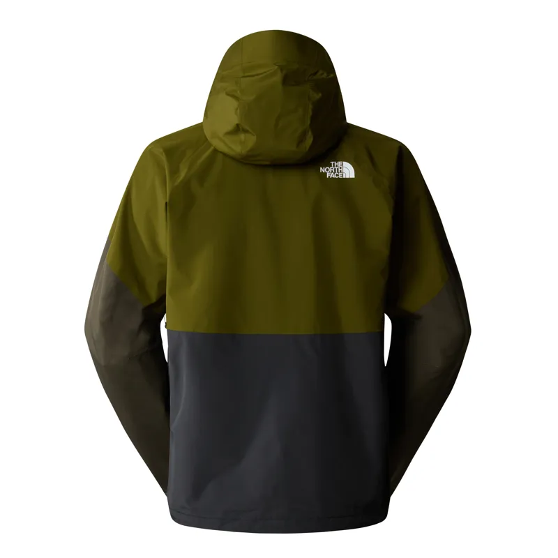 The North Face Men's Lightning Zip-In Waterproof Jacket in Asphalt Grey/Forest Olive-1