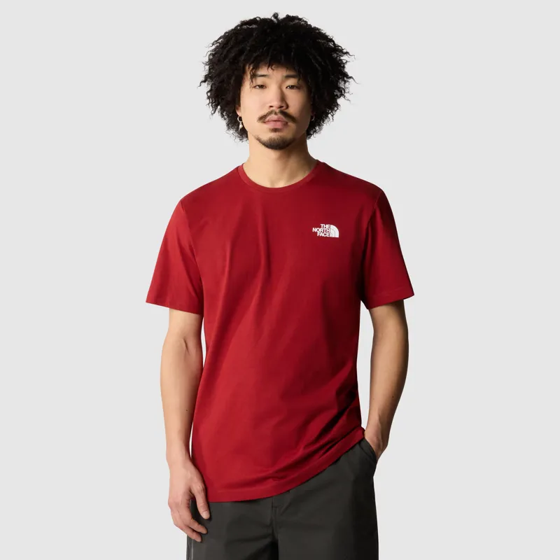 The North Face Men's Redbox T-Shirt in Iron Red-2