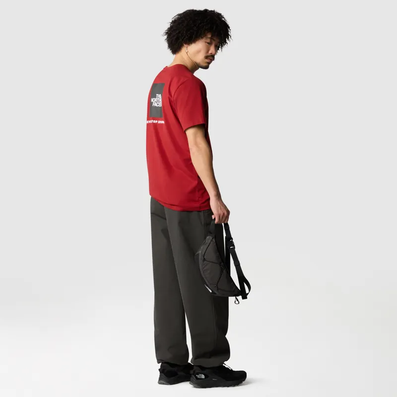 The North Face Men's Redbox T-Shirt in Iron Red-4