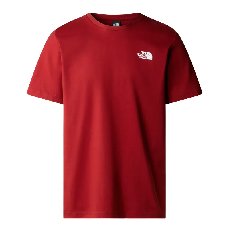 The North Face Men's Redbox T-Shirt in Iron Red