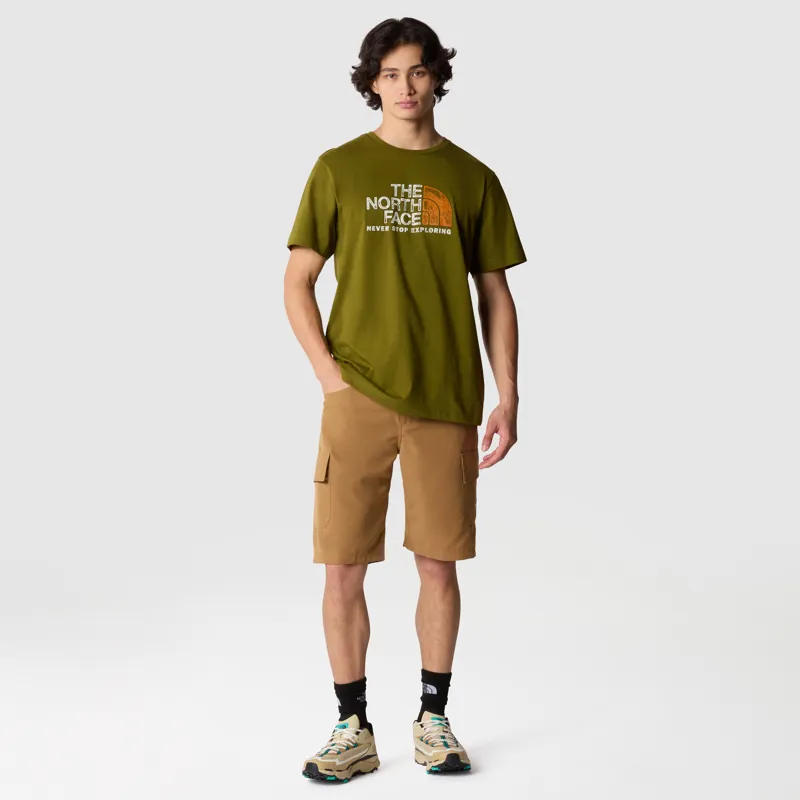 The North Face Men's Rust 2 T-Shirt in Forest Olive-4