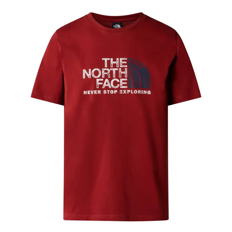 The North Face Men's Rust 2 T-Shirt in Iron Red