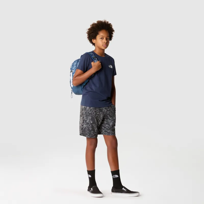 The North Face Teen's Simple Dome Tee in Summit Navy-3