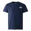The North Face Teen's Simple Dome Tee in Summit Navy