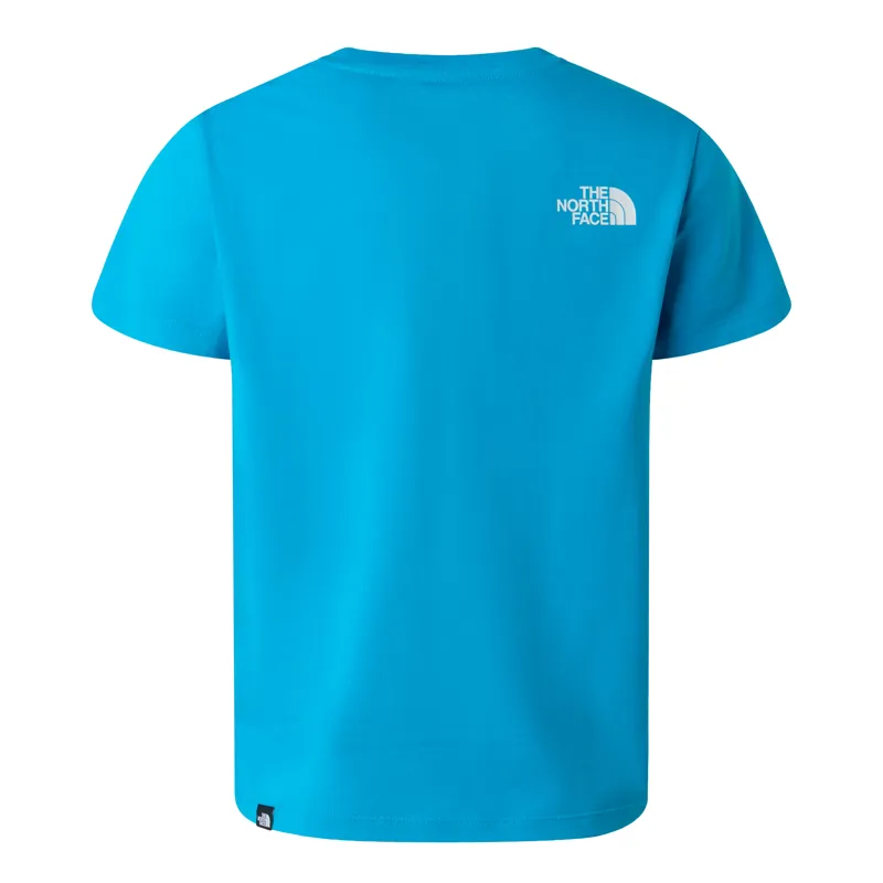 The North Face Teen's Simple Dome Tee in Meridian Blue-1