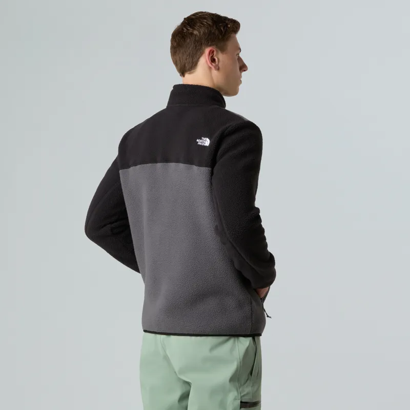 The North Face Men's Yumiori Full Zip Fleece in Anthracite Grey-4
