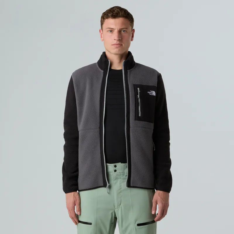 The North Face Men's Yumiori Full Zip Fleece in Anthracite Grey-2
