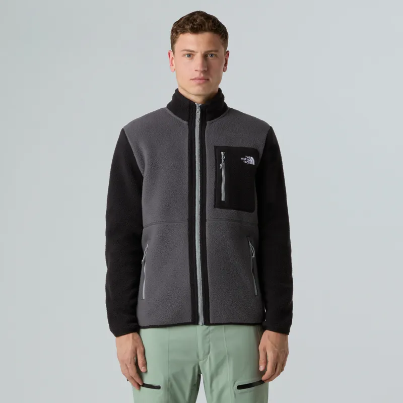 The North Face Men's Yumiori Full Zip Fleece in Anthracite Grey-3