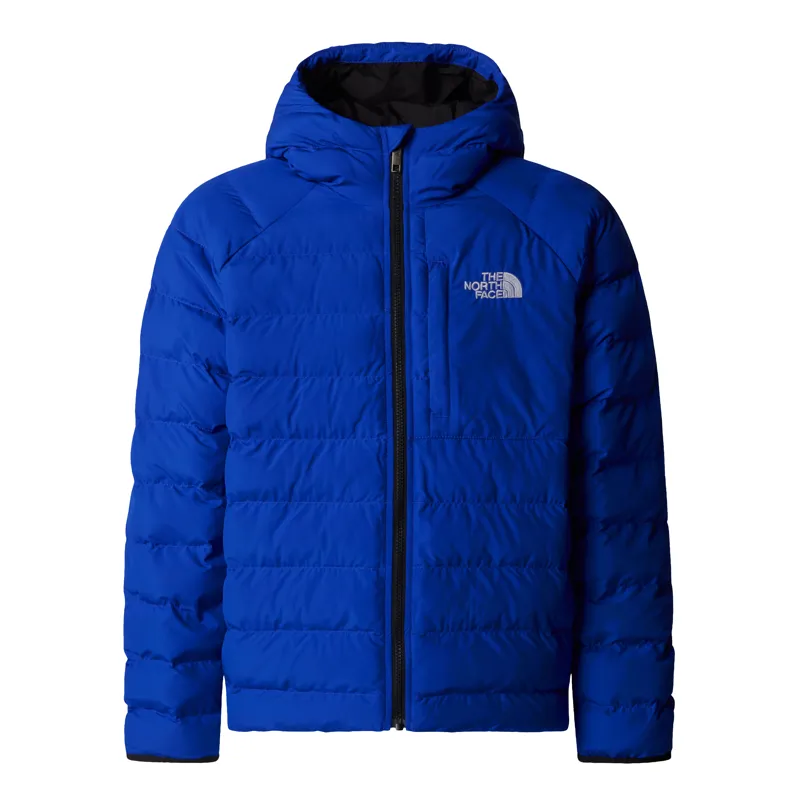 The North Face Kid's Reversible Perrito Hooded Jacket in Blue